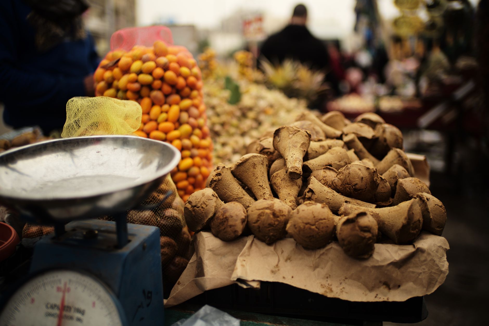 Bunter Fischmarkt in der Altstadt von Hurghada
